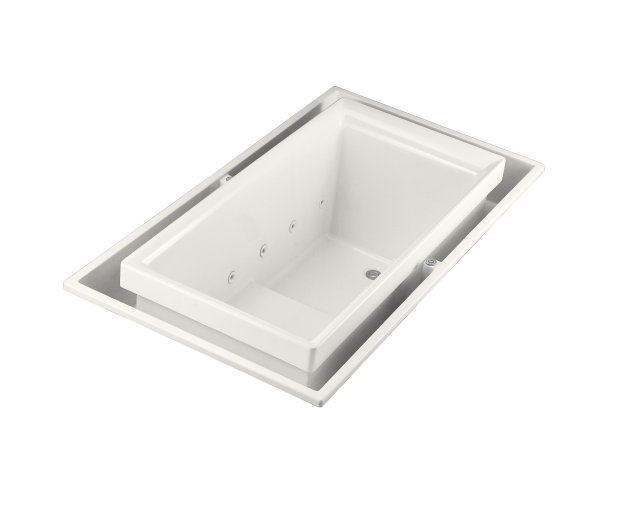 Kohler K-1188-C1 sok(R) overflowing bath with effervescence chromatherapy and right-hand drain