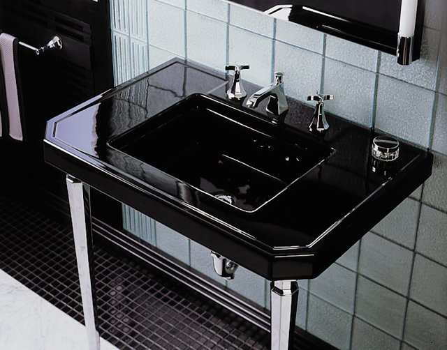 Kohler K-3020 Kathryn(R) 32"" x 22"" fireclay console tabletop with 10"" centers