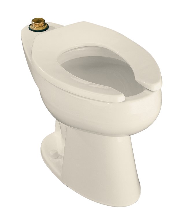Kohler K-4368 Highcliff(TM) elongated toilet bowl with top spud