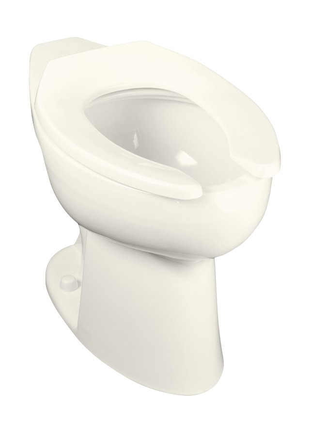 Kohler K-4367 Highcliff(TM) elongated toilet bowl with rear spud