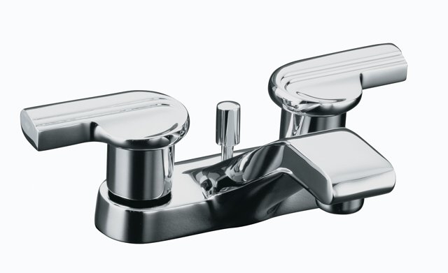 Kohler K-8201-K Taboret(R) centerset lavatory faucet requires handles