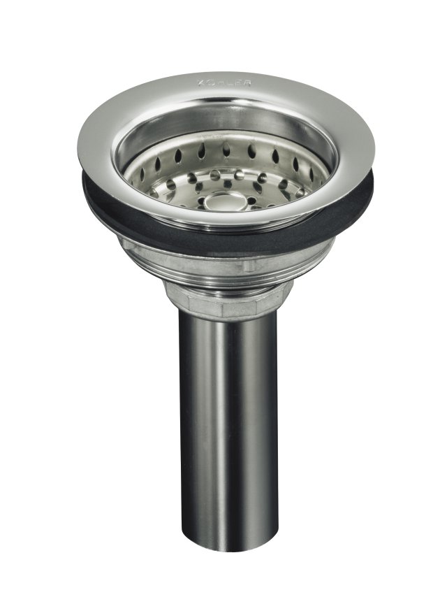 Kohler K-8813 Stainless steel sink strainer with tailpiece