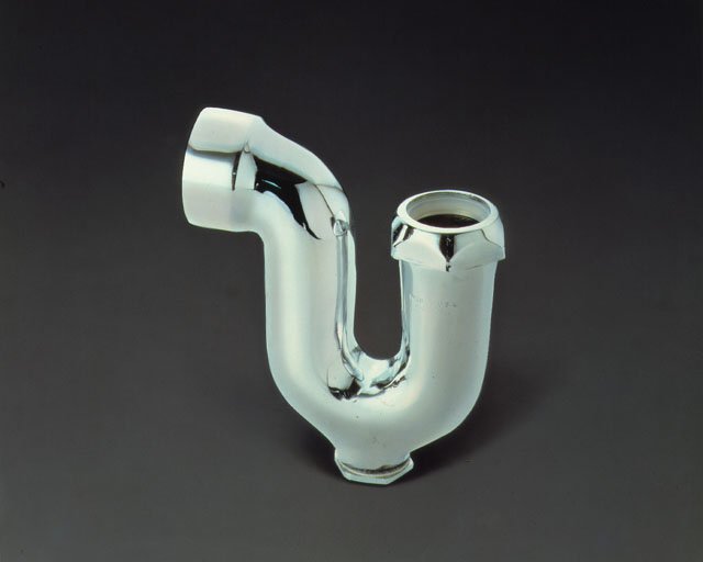 Kohler K-9009 One-piece P-trap with outlet tapped for I.P. 1-1/4"" x 1-1/2""