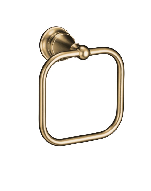 Kohler K-16140-BV; Revival (R) towel ring; in Vibrant Brushed Bronze; Discontinued Product