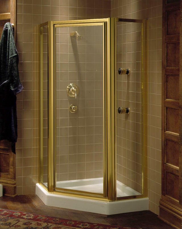 Kohler K-705230-L Arica neo-angle shower enclosure with Crystal