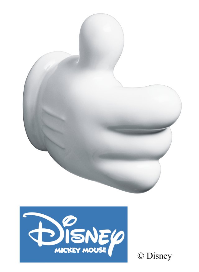 Kohler K-10521 Playful as a Mouse ceramic robe hook