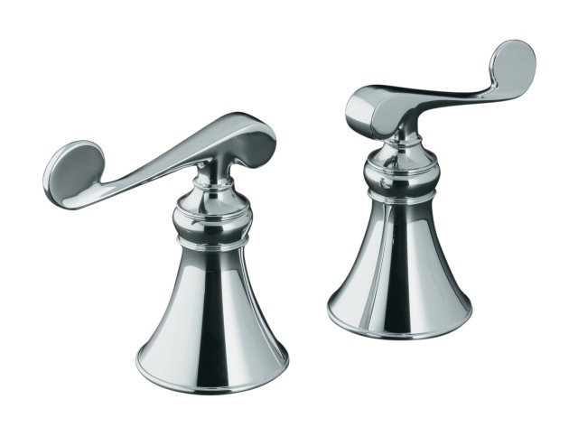 Kohler K-T16124-4 Revival(R) bath- or deck-mount high-flow bath valve trim with scroll lever handles less spout valve not included