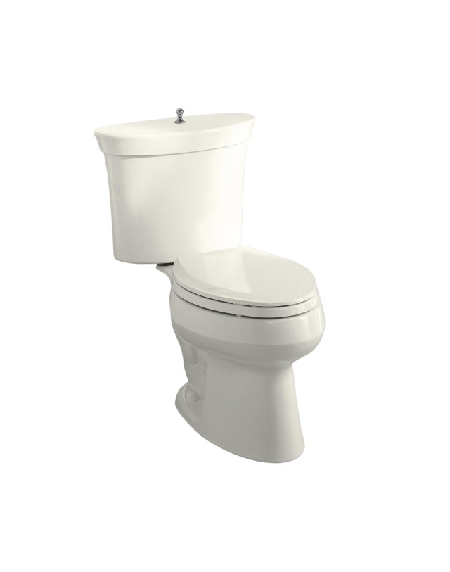 Kohler K-3464 Serif(R) Comfort Height(TM) elongated toilet with flush actuator less seat