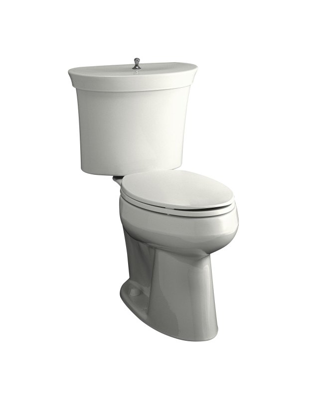 Kohler K-3468-0 Serif(R) Comfort Height(TM) elongated toilet with concealed trapway and flush actuator less seat; Discontinued Product