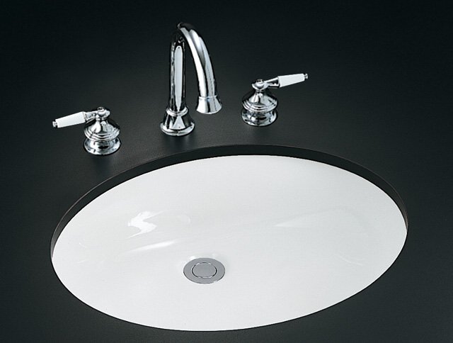 Kohler K-2211-G Caxton(R) undercounter lavatory with glazed underside 19"" x 15""