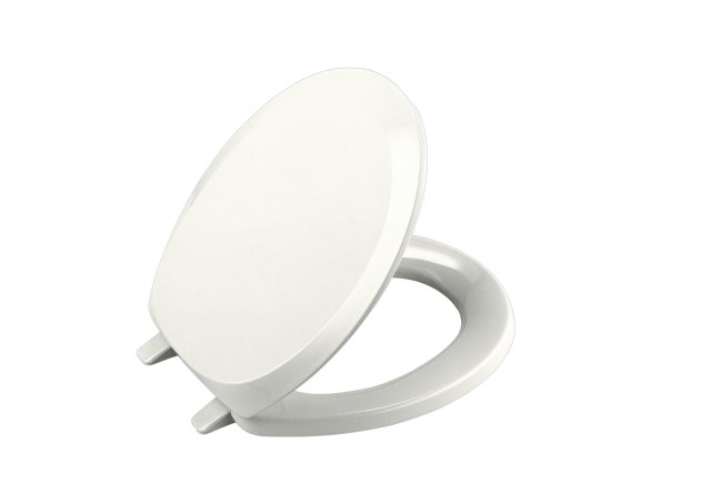 Kohler K-4663-0; French Curve; pb toilet seats round front; in White; Discontinued Product