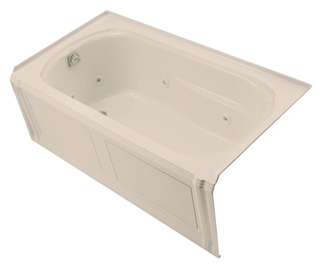 Kohler K-1109-HL Portrait(R) 5' whirlpool with integral apron heater and left-hand drain