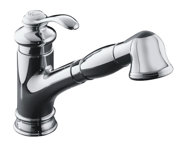 Kohler K-R12177 Fairfax(R) single-control pullout kitchen sink faucet