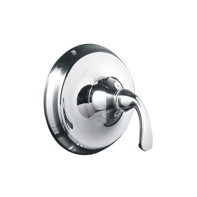 Kohler K-T10277-4 Forte(R) Rite-Temp(R) pressure-balancing valve trim with sculpted lever handle valve not included