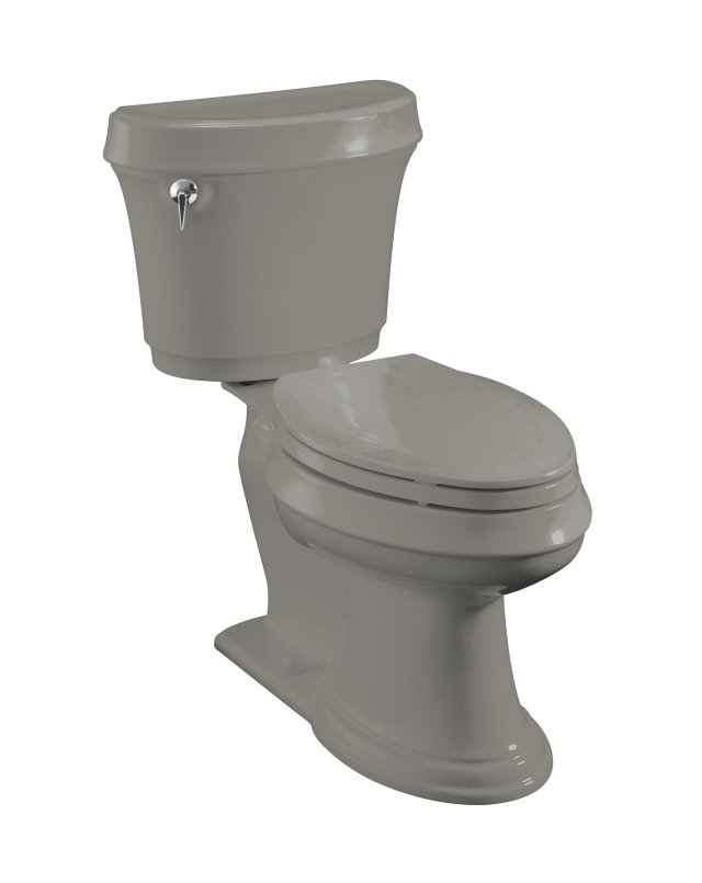 Kohler K-3651 Leighton(TM) Comfort Height(TM) toilet with left-hand trip lever less seat