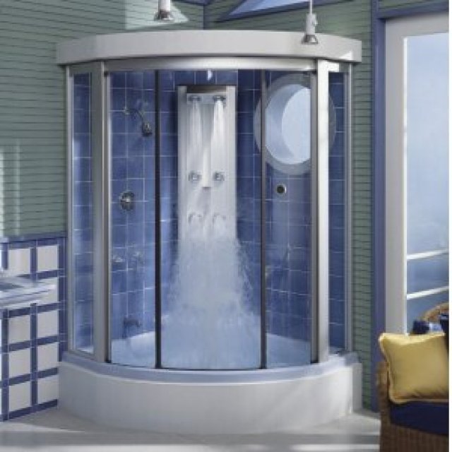 Kohler K-5162-L BodySpa corner enclosure