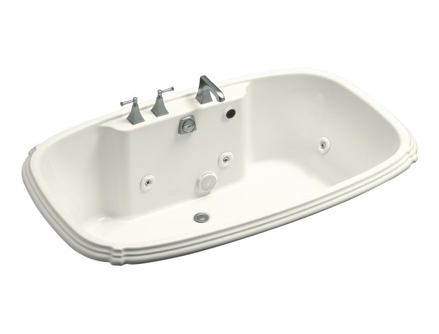 Kohler K-1457-HF Portrait(R) 5.5' whirlpool with custom pump location