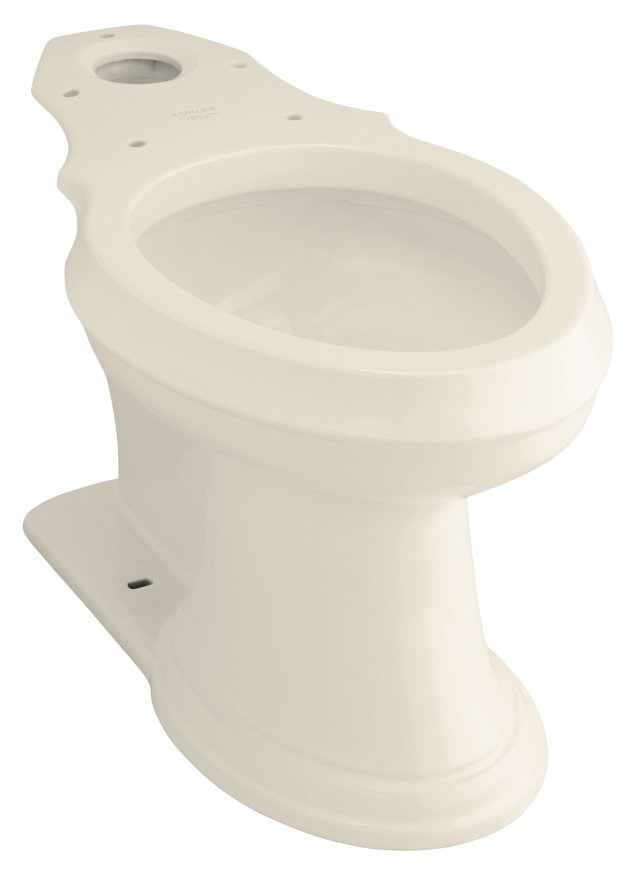 Kohler K-4314-47; Leighton (TM) Comfort Height (R) toilet bowl, less seat; in Almond; Discontinued Product
