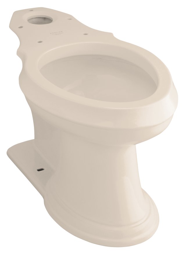 Kohler K-4314-55; Leighton (TM) Comfort Height (R) toilet bowl, less seat; in Innocent Blush; Discontinued Product