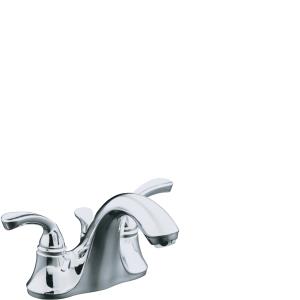 Kohler K-10268-4 Forte centerset lavatory faucet with sculpted l