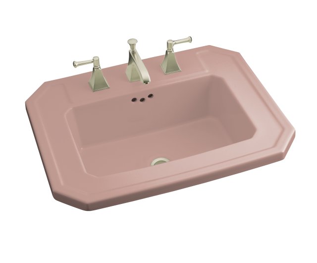 Kohler K-2325-4 Kathryn(R) self-rimming lavatory with 4"" centers