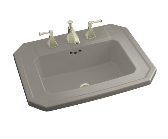 Kohler K-2325-8 Kathryn(R) self-rimming lavatory with 8"" centers