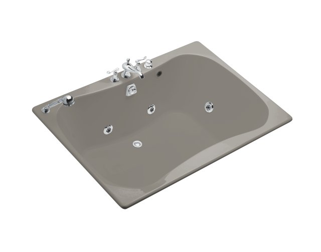 Kohler K-1487-HM Infinity Bath(TM) 5' whirlpool with custom pump location