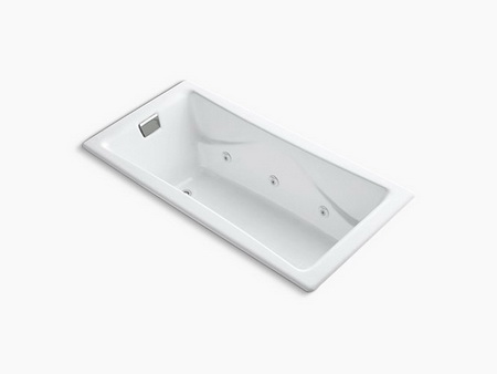 Kohler K-865-HM Tea-for-Two(R) 6' whirlpool with custom pump location