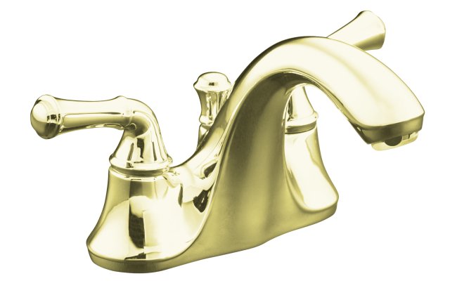 Kohler K-10270-4A Forte(R) centerset lavatory faucet with traditional lever handles