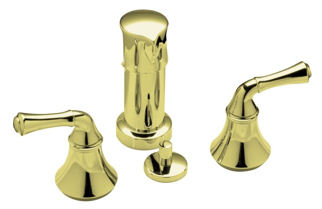 Kohler K-10279-4A Forte(R) bidet faucet with traditional lever handles