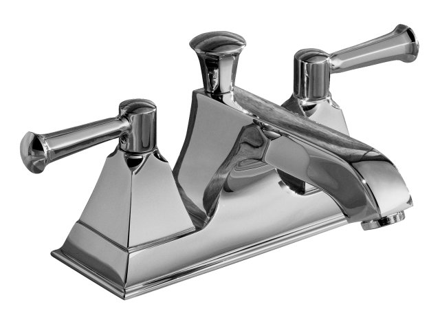 Kohler K-452-4S Memoirs(R) centerset lavatory faucet with Stately design and lever handles