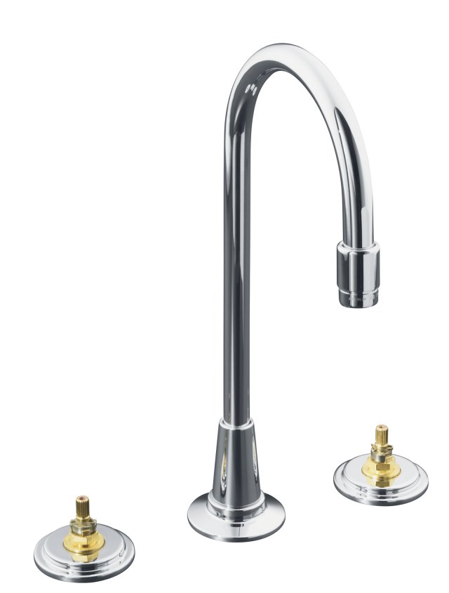 Kohler K-8207-K Taboret(R) entertainment sink faucet requires handles