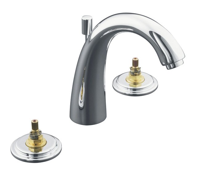 Kohler K-8215-K Taboret(R) widespread lavatory faucet requires handles