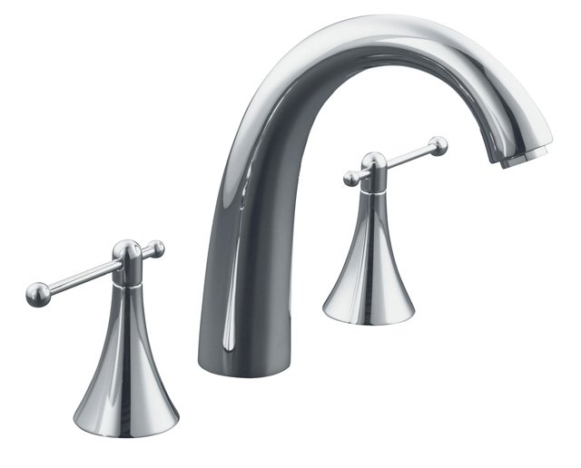 Kohler K-310-4 Finial Fundamentals widespread lavatory faucet