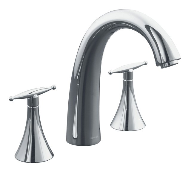 Kohler K-310-6 Finial Fundamentals widespread lavatory faucet