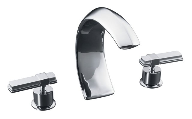 Kohler K-6502-4 Alterna deck-mount high-flow bath faucet with l