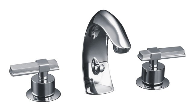 Kohler K-6954-LV Alterna widespread lavatory faucet with Crescent s