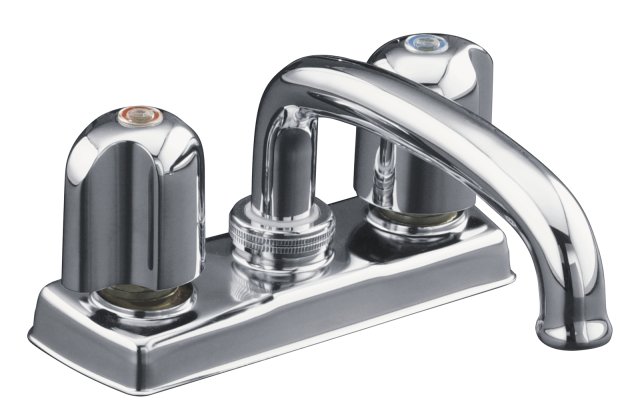 Kohler K-11936-U Trend laundry tray faucet with plain end swing