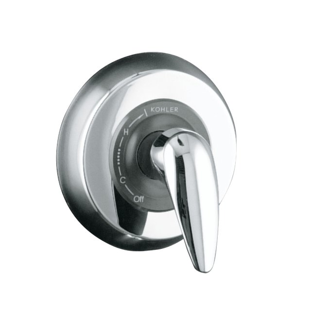 Kohler K-T14642-4 Cabriole(R) Rite-Temp(R) pressure-balancing valve trim with lever handle valve not included