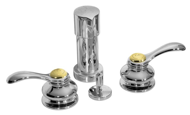 Kohler K-12286-4 Fairfax(R) bidet faucet with lever handles
