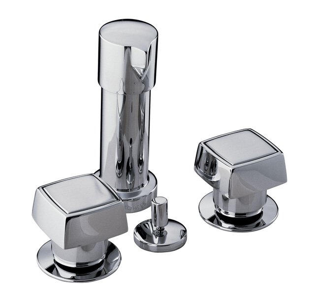 Kohler K-9295 Alterna bidet faucet with vacuum breaker and squar