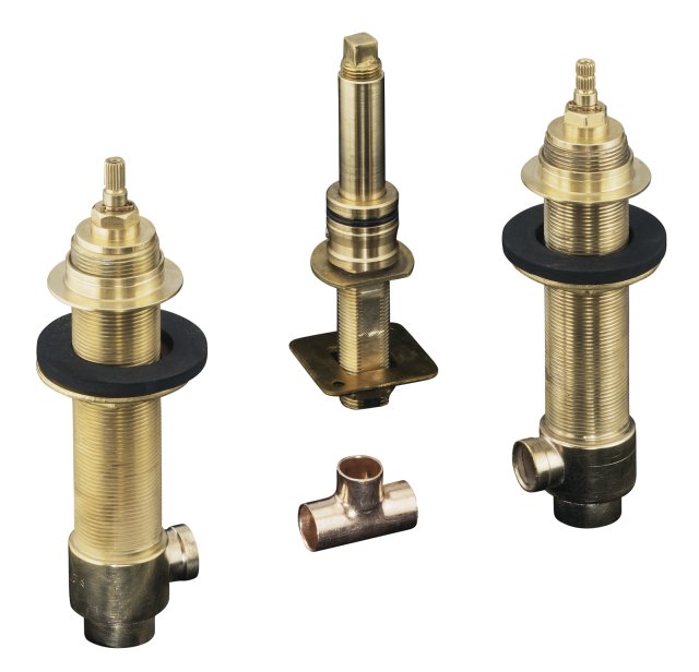 Kohler K-301-K 3/4"" ceramic high-flow valve bath-mount system
