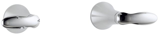 Kohler K-T15225-4 Coralais(R) wall-mount bath and shower valve trim with lever handles valve not included