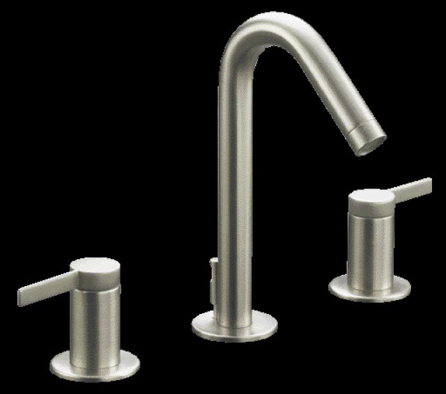 Kohler K-942-4-BN; Stillness (R) widespread lavatory faucet; in Vibrant Brushed Nickel