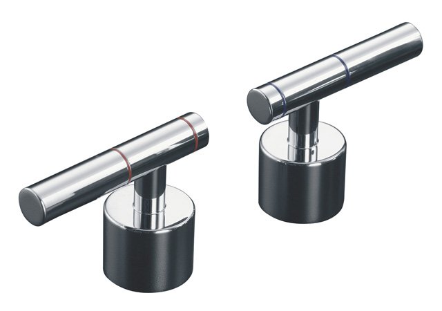 Kohler K-16070-4C Taboret(R) vandal-resistant lever handles and aerator