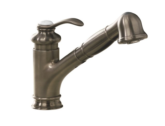 Kohler K-12177 Fairfax(R) single-control pullout kitchen sink faucet