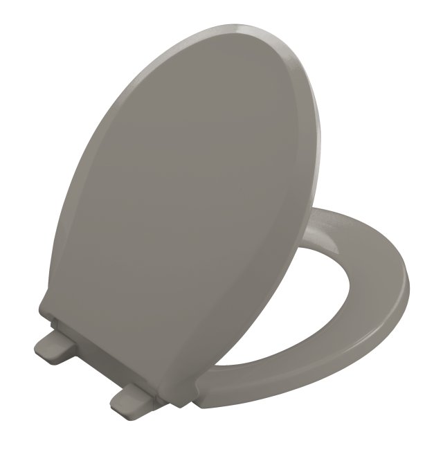 Kohler K-4639-K4; Cachet (R); quiet-close(tm) round-front toilet seats with quick-release functionality; in Cashmere   K-4639-K4; 4639-K4; 1038227-K4