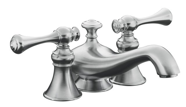 Kohler K-16101-4A Revival centerspread lavatory faucet with tradi