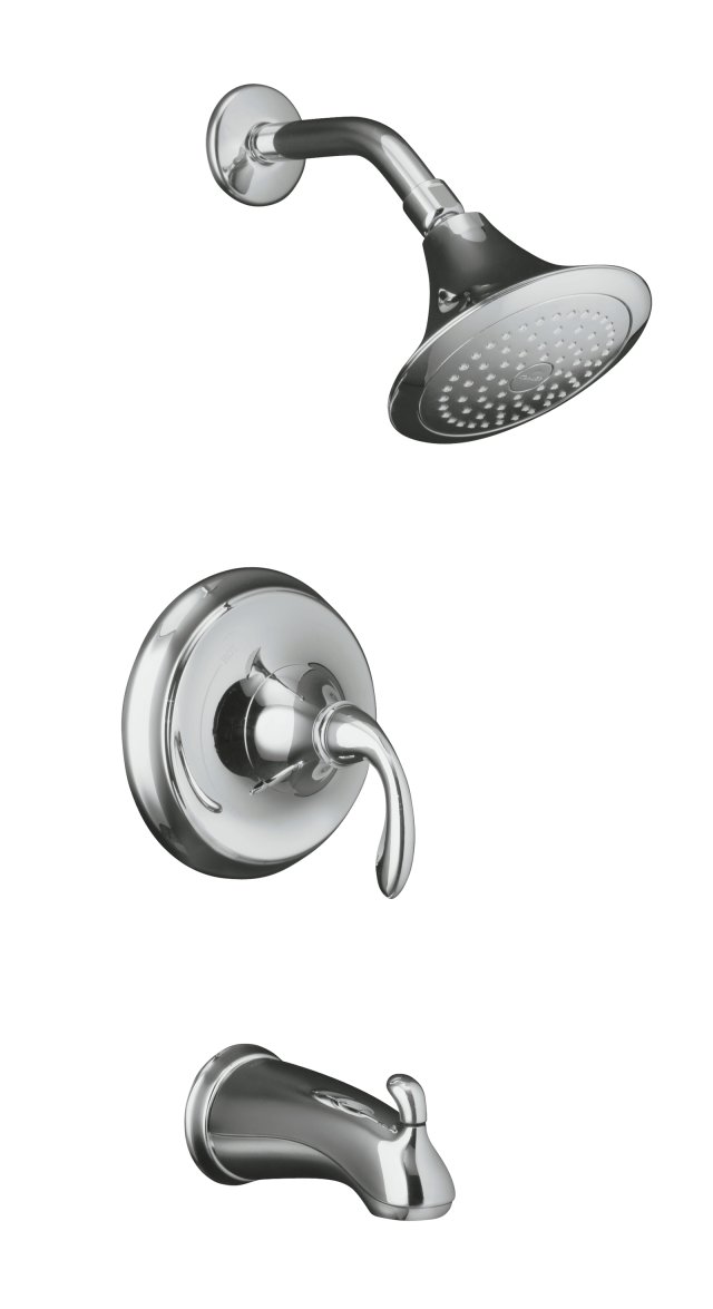 Kohler K-T10275-4G Forte bath and shower faucet trim with script l