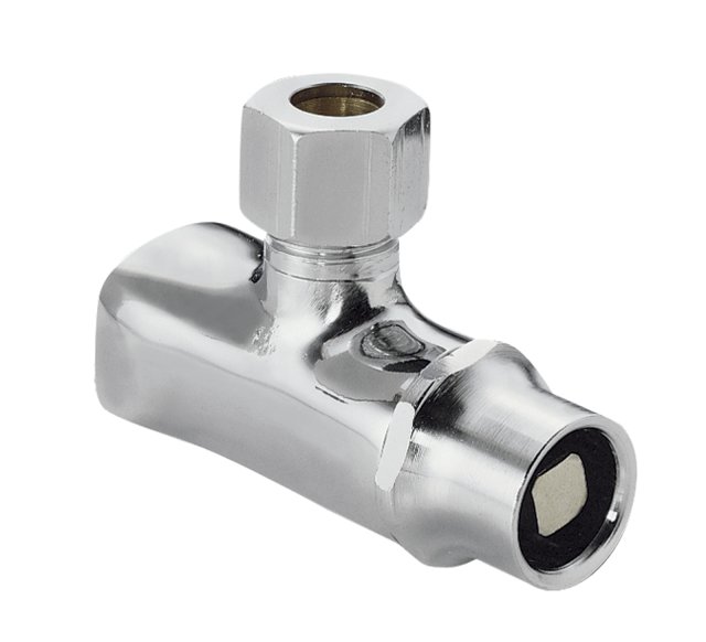Kohler K-7666 Angle stop with loose-key and 3/8"" NPT for flexible riser
